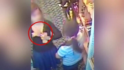 Caught on CCTV: "Racks" hold smuggled items