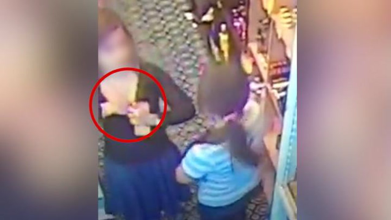 Caught on CCTV: "Racks" hold smuggled items