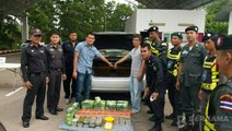 Two Malaysians busted with almost 100kg of drugs in Thailand