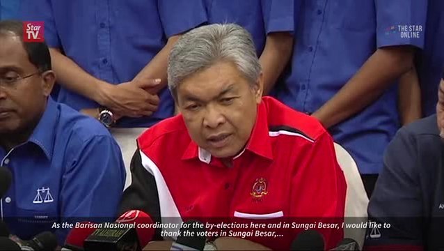 Zahid thanks Chinese for thumping BN victories in by-elections