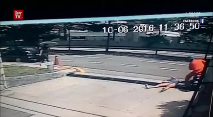 College student injured in a snatch theft ordeal
