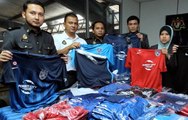 Fake JDT football kits worth RM30,000 seized in Johor