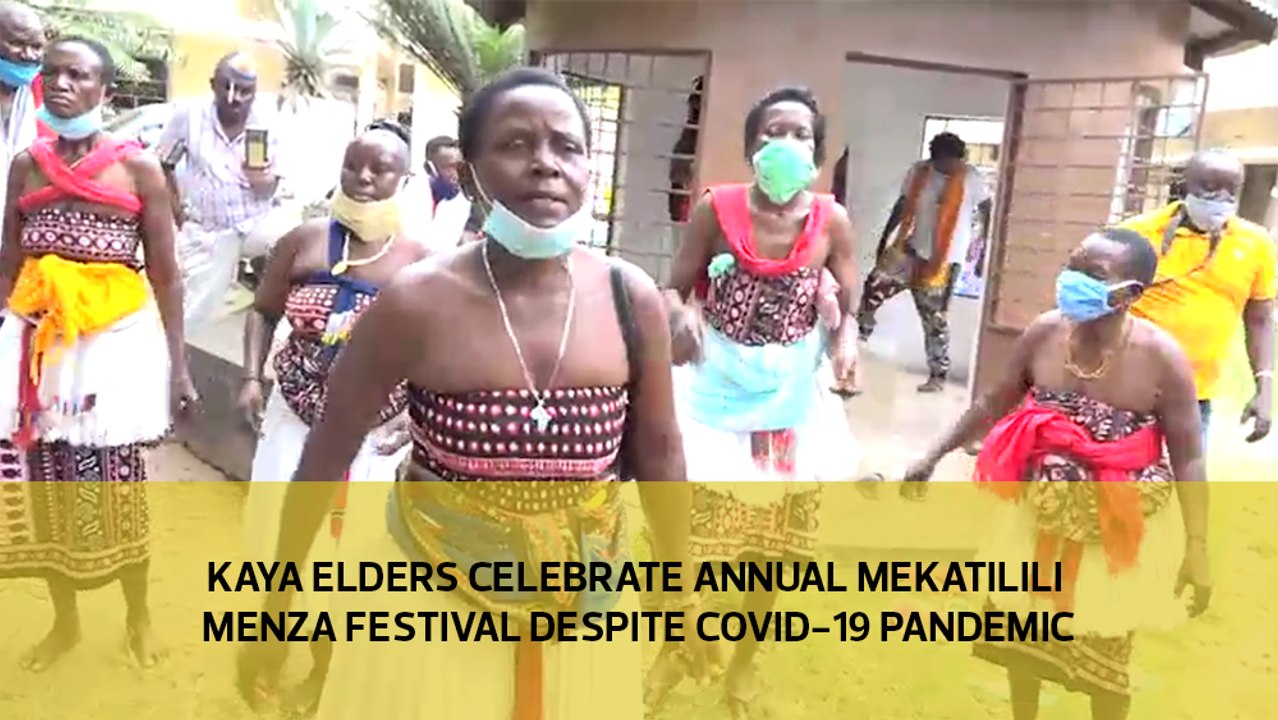 Kaya elders celebrate Mekatilili Menza festival despite Covid-19 Pandemic