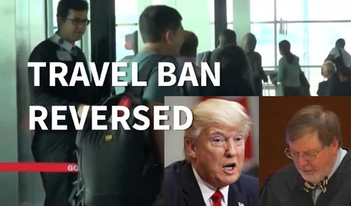 US government reverses travel ban after Seattle judge's ruling