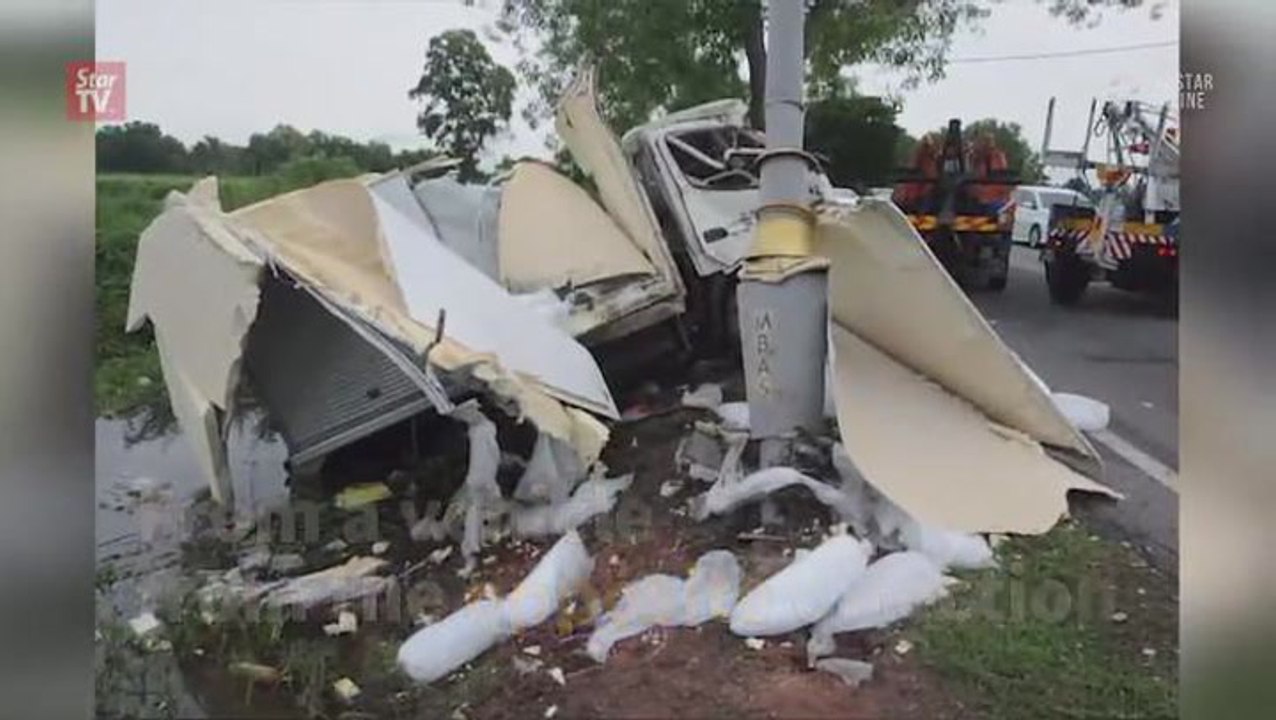 No luck for young lorry driver