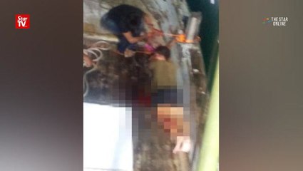 Two gunmen on the loose with hostage in hand