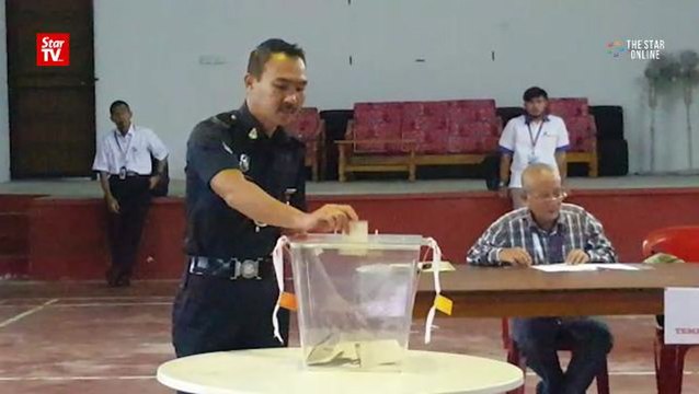 Early voting for Tanjong Datu by-election