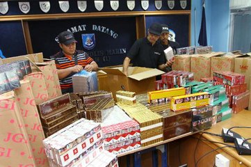 Contraband ciggies worth RM70,000 seized