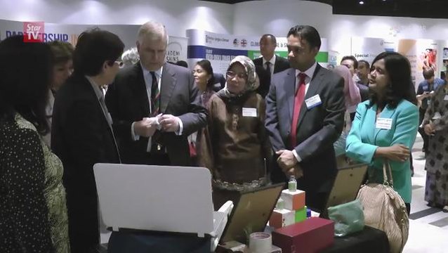 Prince Andrew meets Petronas, Petrosains and science & research sector players