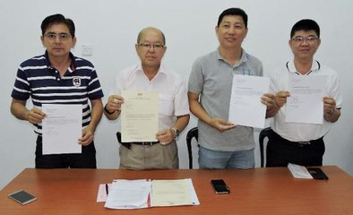 Press conference by Malacca reps on their resignation from DAP