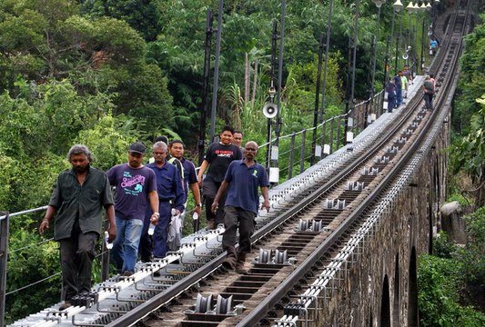 Penang floods: Suspension of Penang Hill funicular services