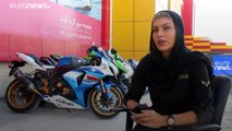 دختران موتورسوار ایران؛ در پیست آزاد در خیابان محرومند