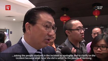Grace Lam has tarnished image of Bentong and Malaysia, says Liow