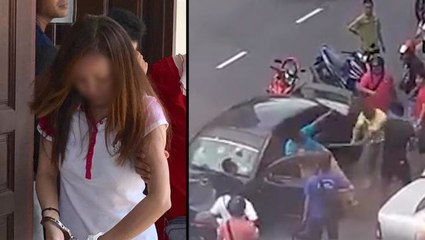 Download Video: Vietnamese woman remanded for assaulting Uber driver