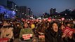 South Koreans protest against president
