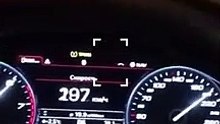 Audi A7 doing 300 
