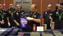 Police arrest four, seize drugs worth RM2.28mil