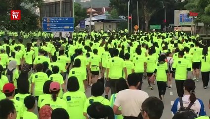 Runners pumped up for run on early Sunday morning