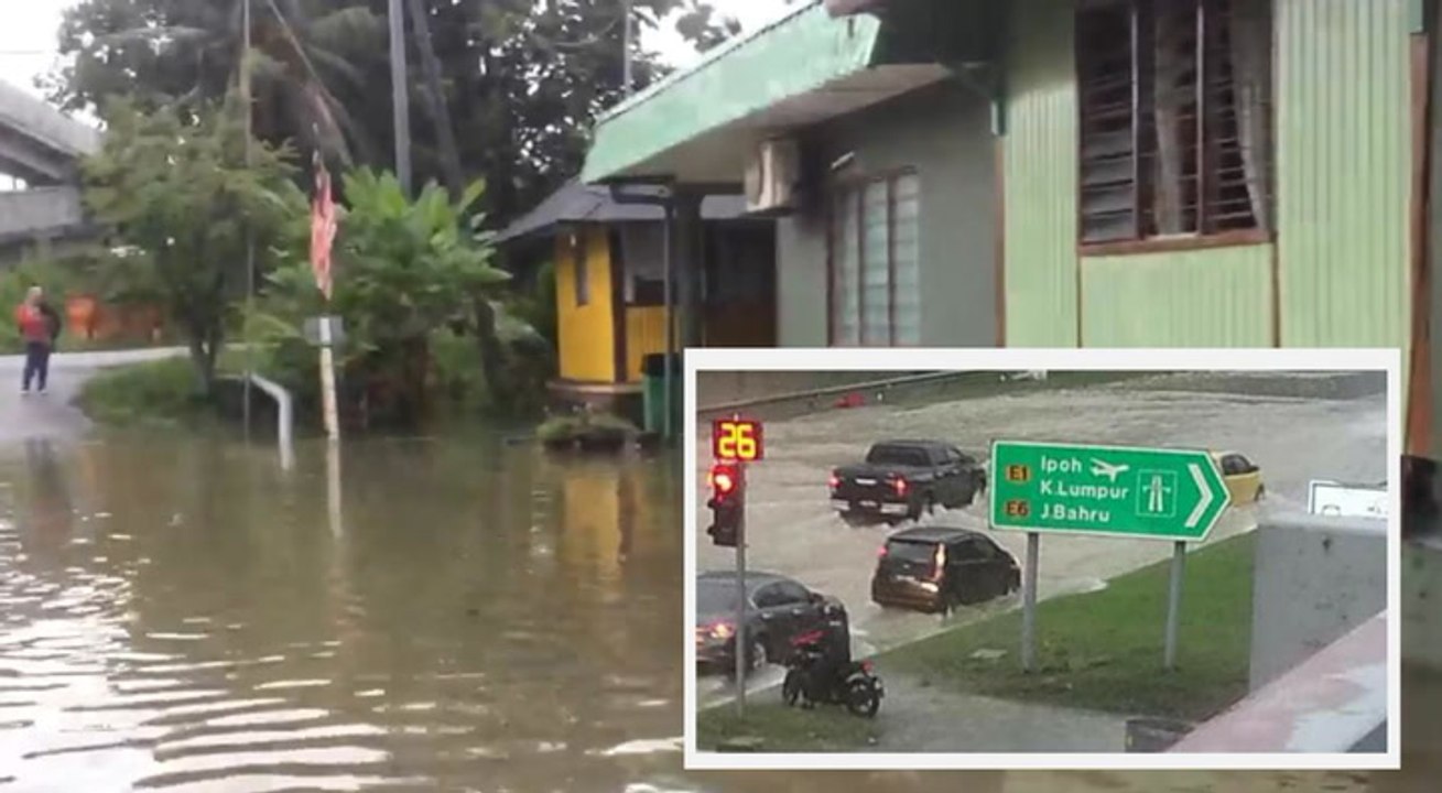 Morning downpour causes flash floods in Klang and Shah Alam
