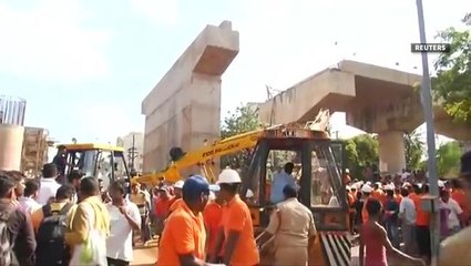 Railway bridge collapse in eastern India kills one, traps more