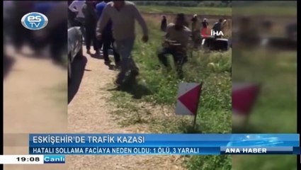 Eskişehir'de trafik kazası: 1 ölü, 3 yaralı