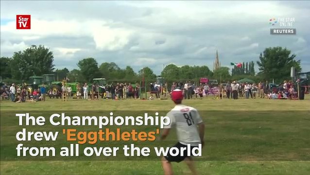 A cracking good time at UK Egg-Throwing Championship