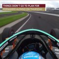 Fernando Alonso crashes in Indy500 practice