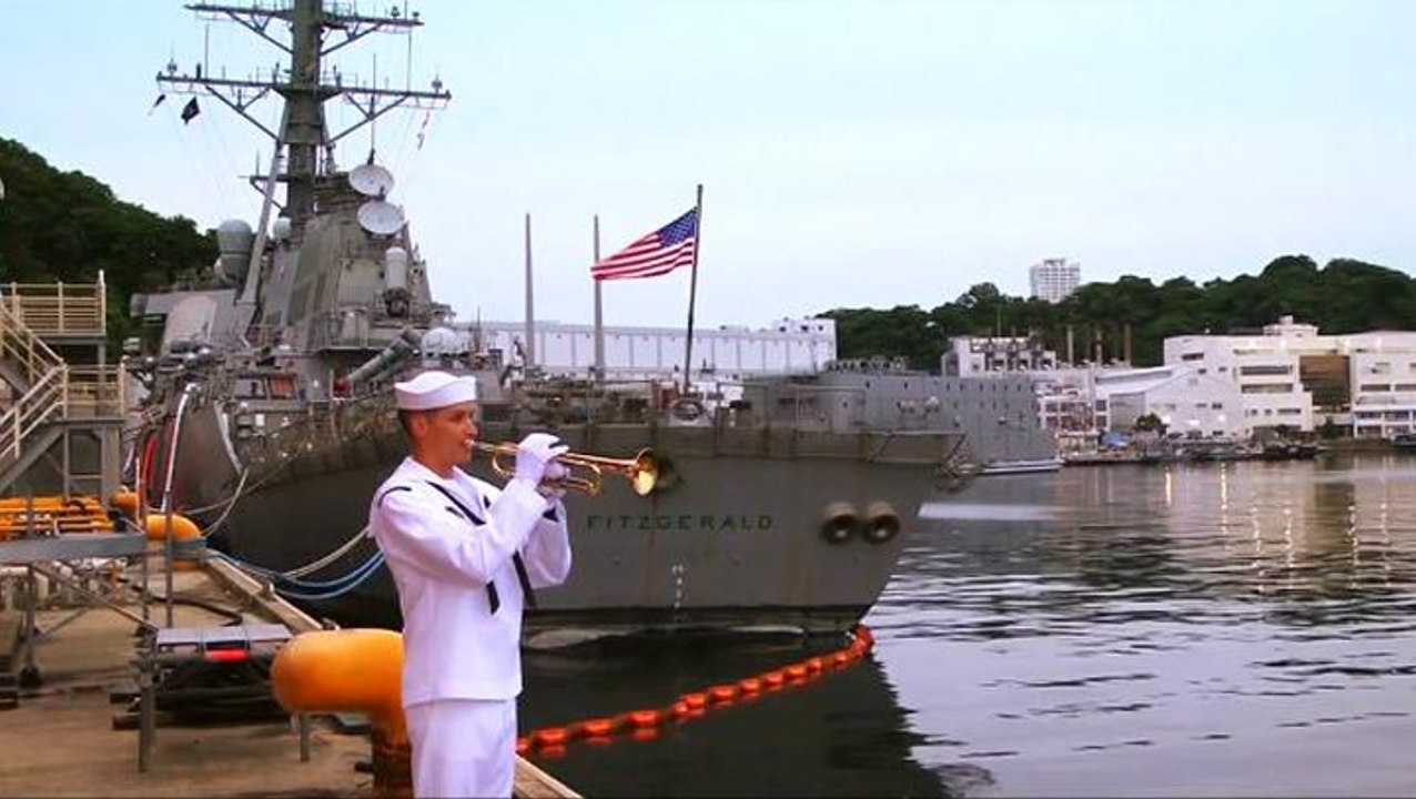 Thousands join memorial service for perished USS Fitzgerald sailors