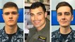 Three missing sailors identified