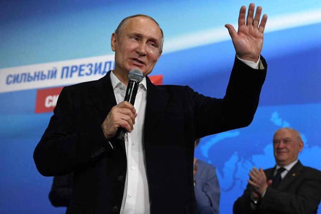 Putin wins landslide victory in Russian presidential election