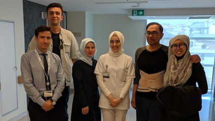 Anwar Ibrahim undergoes treatment in Turkey