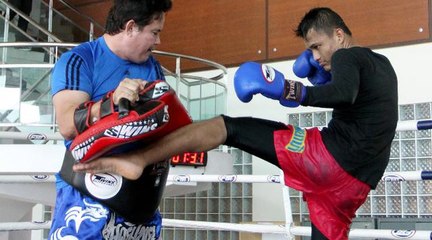 KL SEA Games: M'sian muay fighter struggles to shed extra kilos
