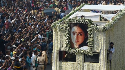 Thousands bid farewell to legendary Bollywood actress Sridevi