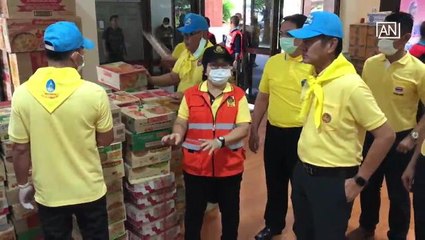 [NTV 310718] Thais donate relief supplies to help with flooding in Laos