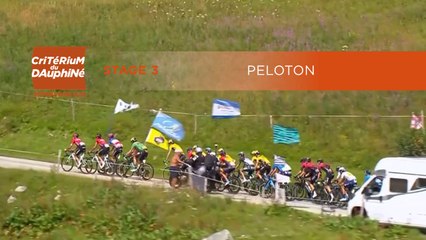 Скачать видео: Critérium du Dauphiné 2020 - Étape 3 / Stage 3 - Peloton