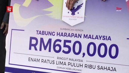 Yayasan Patriot Negara Malaysia donates RM650,000 to Tabung Harapan