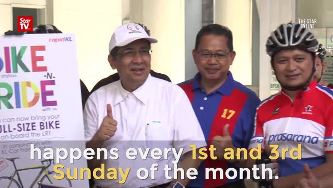 Full-sized cycles allowed on LRT on selected Su...