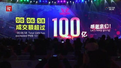 Alibaba posts USD5.19bil within first hour of Singles' Day sale