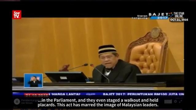 Wanita MCA condemns walkout by Opposition in tabling of Budget 2017