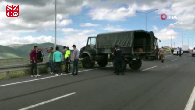Ardahan'da askeri araç kaza yaptı, 5 asker yaralandı