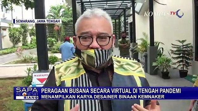 Keren! Desainer Muda asal Semarang Gelar Peragaan Busana secara Virtual!