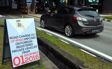 Road charge collection starts at Johor entry points