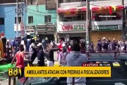La Victoria: serenos y ambulantes se enfrentan violentamente en calles de Gamarra