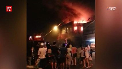 Fire at SS2 shoplot