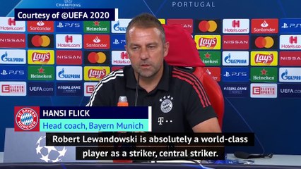 Lewandowski 'world class', but Messi best in the world - Flick