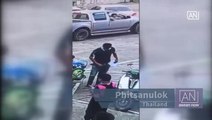 CCTV footage captures stepfather brutally beating stepson