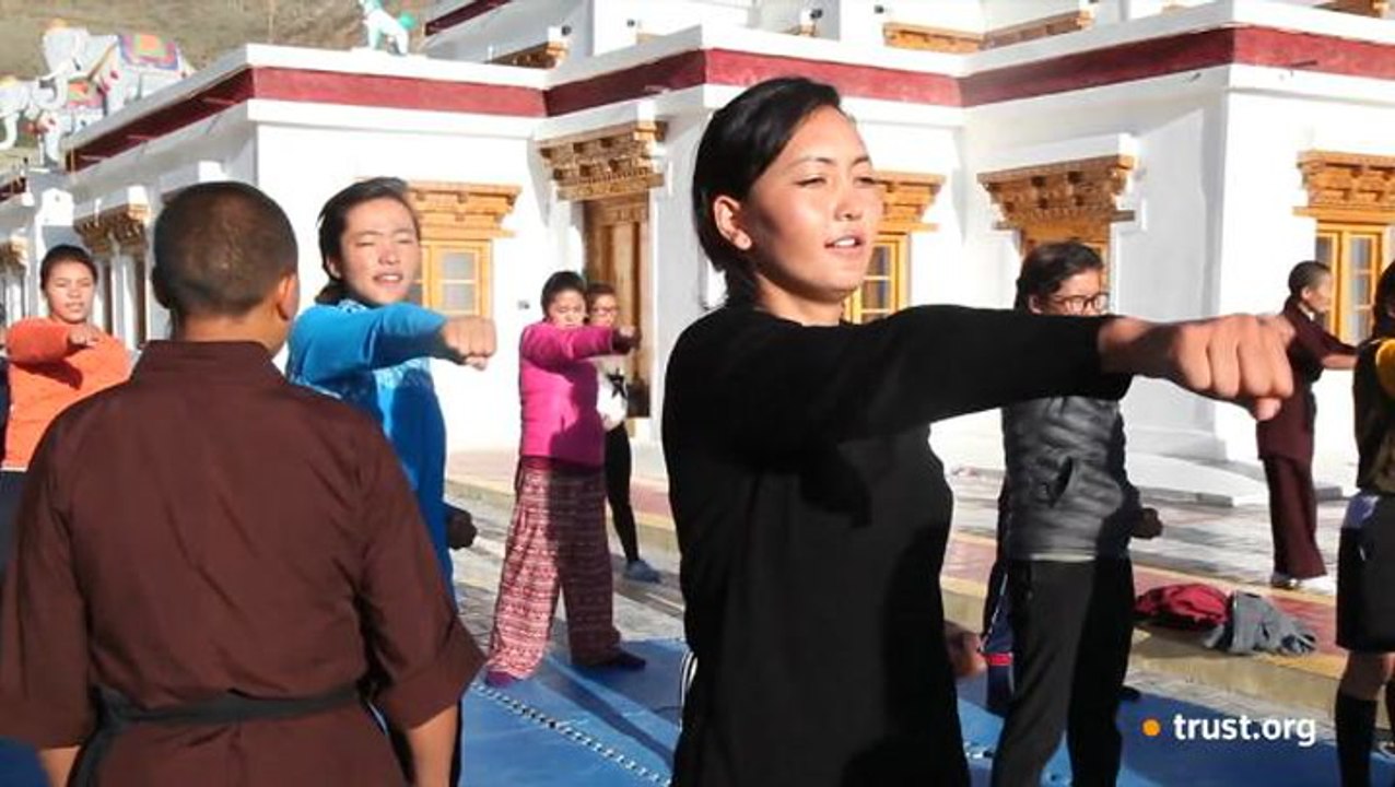 Kung Fu nuns in India strike back at attacks against women