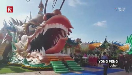 Johor ruler launches world's longest and biggest dragon tunnel