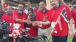 Sofian Mohd returns home after cycling adventure