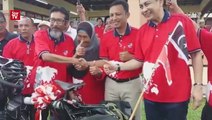 Sofian Mohd returns home after cycling adventure